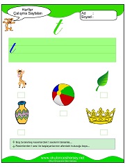 T Sesi Çalışma Sayfaları